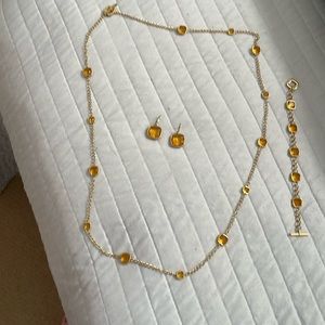 Michael Kors citron jewelry set